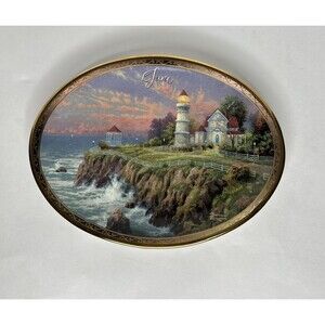 Thomas Kinkade Victorian Light June Collectors Plate (2002)